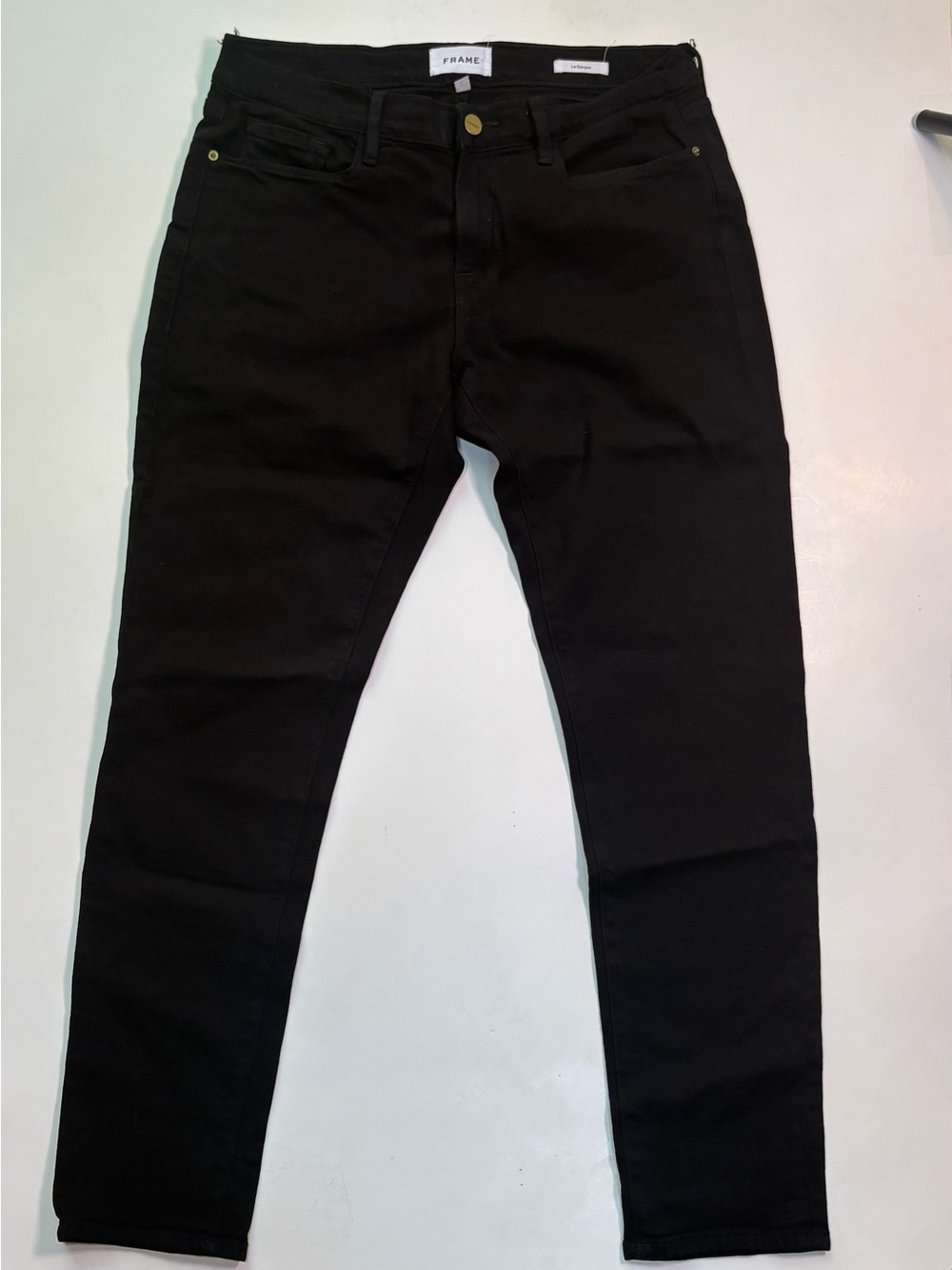 Frame Denim Le Garçon Black Jeans